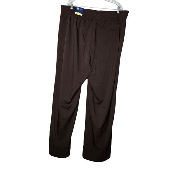 Old Navy Brown High-Waisted StretchTech Wide-Leg Pull-on Pants Women's XXL Tall - Picture 3 of 12
